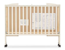 Load image into Gallery viewer, Full size Portable, Folding Wooden Crib (mattress and fitted sheet included)